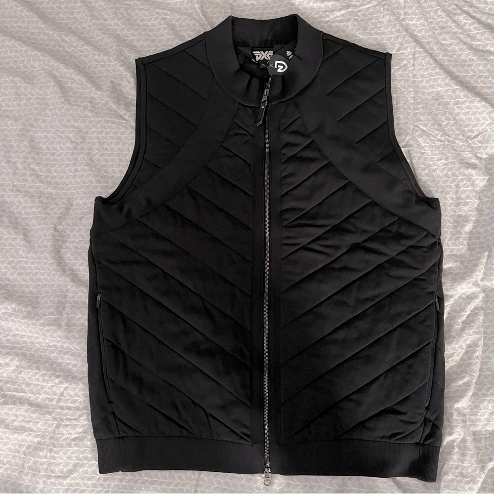 NWT Mens PXG Hybrid Vest, Black, Nick Jonas Collection, Size XL